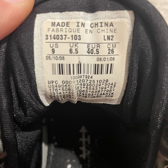 Nike Zoom Air Flight System Shox Basketball Shoes Women's Size 9 314037-103 2004 - Picture 6 of 15